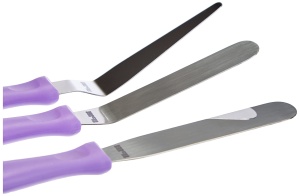 Set 3 Espatule Mini Ibili, Inox, ArgintieLila, 27 x 12 x 3.5 cm - Img 3