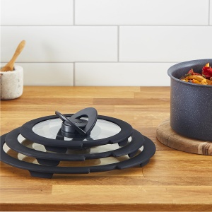 Set 3 Piese Capac Din Sticla Tefal Ingenio 161820 cm, Design Compact - Img 3