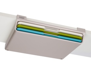 Set 3 Tavi de Taiat Joseph Joseph Folio Slim Montabil in Dulap VerdeAlbastruArgintiu - Img 3