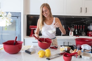 Set 4 Cani Masurare KitchenAid, Plastic BPA-Free, Culoare Empire Rot - Img 6