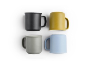 Set 4 Cesti Espresso IBILI, 110 ml, Design Colorat, Ceramica
