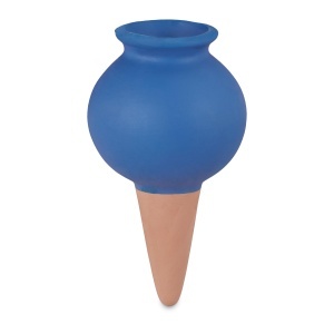 Set 4 Dispozitive de Udat Relaxdays, Ceramica, Albastru, 12 x 6 x 6 cm - Img 8