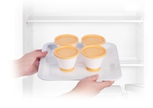 Set 4 forme Panna Cotta Tescoma cu capac, 150ml, plastic durabil - Img 9