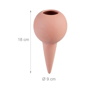 Set 4 Ghiulele de Udat Relaxdays, 1.5 Litri, Ceramica, Terracotta - Img 4