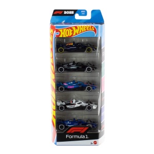 Set 5 Masini Die-Cast Hot Wheels 164 - Formula 1, Detalii Autentice, Cadou Perfect - Img 6