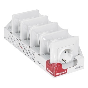 Set 5 prize LEGRAND Niloe Step 398301 alb 16A montaj in perete