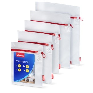 Set 5 Waschenetze Vileda in 4 dimensiuni pentru masina de spalat
