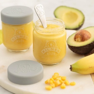 Set 6 Borcane pentru Baby Food KILNER 190 ml cu Capac Silikon, Spalare Automata - Img 5