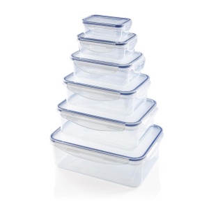 Set 6 Cutii Frigorifice GOURMETmaxx Klick-it, Capacitate 120-2500 ml, Rezistente la Apa - Img 2