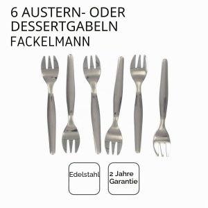 Set 6 Furculite pentru Stridii Fackelmann, Inox, 12.5 cm - Img 4