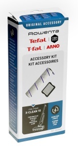 Set accesorii Rowenta X-Clean 10 GZ7035, filtru lavabil si perie din fibra densa