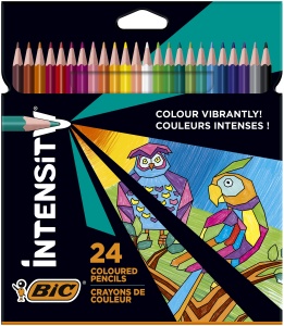 Set BIC Intensity 24 Creioane Colorate, 24 Markere, 10 Fineliner si 2 Caiete de Colorat - Img 4