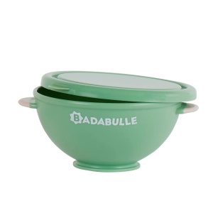Set boluri si lingurite Badabulle Funcolor 5 boluri 330ml antiderapante cu capac ermetic - Img 3