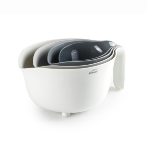 Set boluri si ustensile bucatarie Lacor 62633 4 piese BPA-free albgri 35L