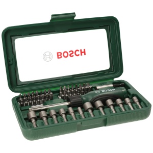 Set Bosch 46 Piese Surubelnita si Chei Tubulare Universal Cu Rata Magnetica