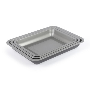 Set Bratere Salter Essentials 3 piese, antiaderent, 31cm, 35cm, 39cm