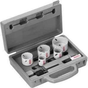 Set burghie pentru lemn si metal Bosch Professional, 9 piese, diametru 22-64 mm, accesorii incluse - Img 4