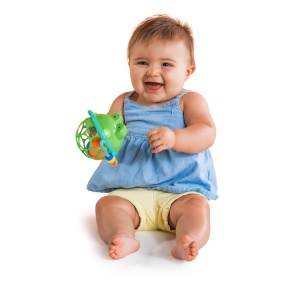 Set cadou de 6 piese Bright Starts, Little Shakers - fara BPA, usor de prins Zornaitoare pentru bebelusi si inele de dentitie, unisex, nou-nascut+ - Img 5