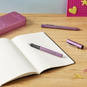 Set cadou Faber-Castell Grip 2011 - Stilou si pix, negru, ergonomic - Img 2