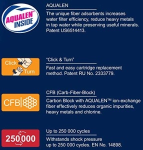 Set cartuse de filtrare Aquaphor Crystal K3-K2-K7, capacitate 6000 l, alb - Img 7