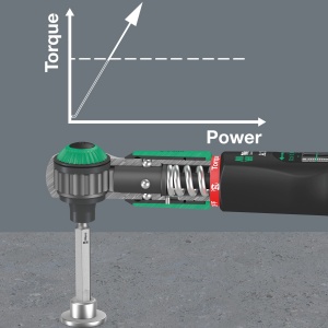 Set Chei Dinamometrice Wera Safe-Torque A 2, 23 piese, 2-12 Nm, Negru-Verde - Img 4