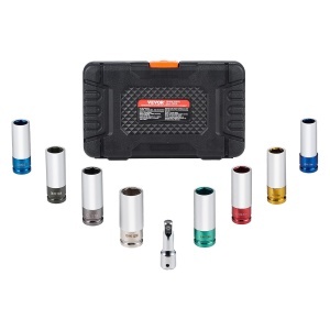 Set Chei Impact VEVOR 12ZTT10 CR-MO 8 Dimensiuni SAE si Metric