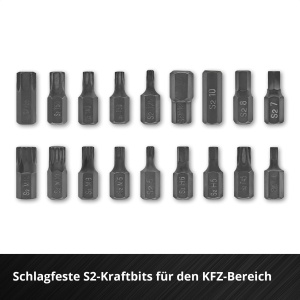 Set chei si biti Einhell 32 piese XL-CASE cu protectie jante si adaptor impact - Img 4