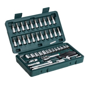 Set chei tubulare Bruder Mannesmann M 2040 46 piese otel crom-vanadiu