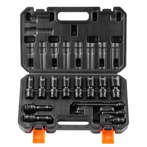 Set chei tubulare VEVOR SX38MUN1400 14 piese otel Cr-Mo rotatie 360 grade - Img 9