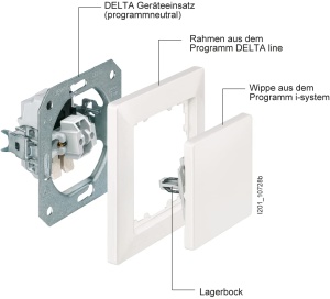 Set Complet Intrerupator Siemens DELTA - Culoare Titan - Img 7