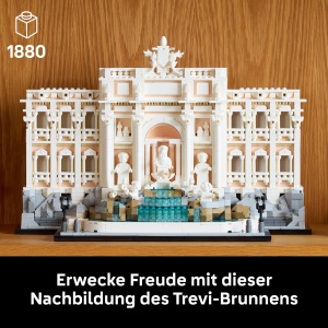 Set Constructie LEGO Architecture Trevi-Brunnen 21062, 1880 piese, model detaliat - Img 2