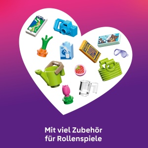 Set Constructie LEGO Friends Glampinghutte 42682 pentru Copii, 295 Piese - Img 4