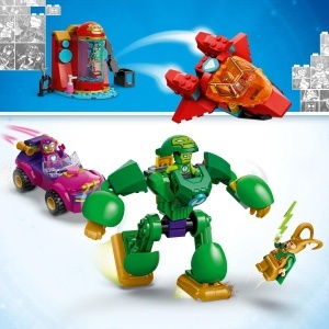 Set Constructie LEGO Marvel Loki vs. Echipa Iron Man 11211, 204 piese, 4 figurine - Img 2