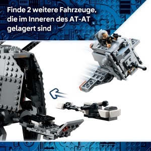 Set Constructie LEGO Star Wars 75454 AT-AT cu 6 Figurine si Shuttle - Img 5