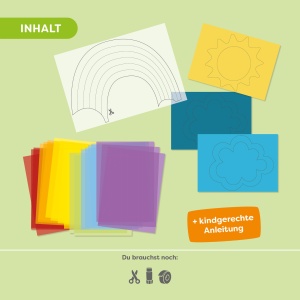 Set Creativ HABA Sachenmacher Fenestru cu Regenbogen pentru Copii, 19 Baze Colorate - Img 5