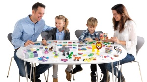 Set creativ Hama Perlen 3138 cu 4000 de margele Midi placi de design si accesorii incluse - Img 5