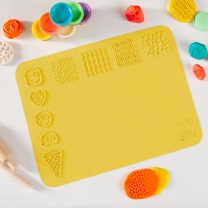 Set creativ pentru copii roba x Play-Doh - 3D-Mat, unelte din lemn FSC, 6 culori - Img 8