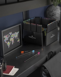 Set Creioane Colorate Faber-Castell Black Edition 100 culori, Ergonomice, Bruchprotected - Img 3