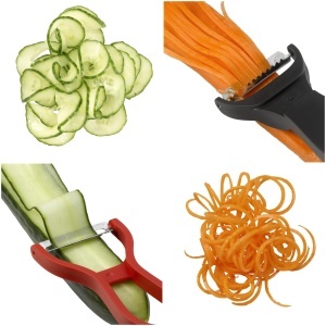 Set curatator legume 2 in 1 Silit, otel inoxidabil, 14 cm, compatibil masina de spalat vase - Img 6
