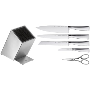 Set cutite bucatarie WMF Grand Gourmet, 6 piese, otel inoxidabil, bloc FlexTec - Img 3
