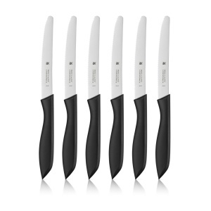 Set cutite pentru mic dejun WMF Classic Line, 6 piese, 23 cm, otel inoxidabil, maner ergonomic negru - Img 1