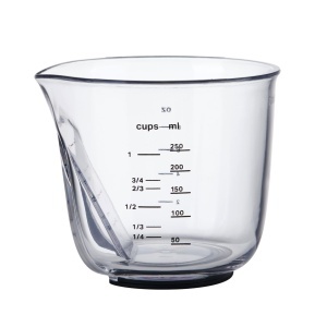 Set de 3 cani de masurare KitchenAid, negru, capacitate 1000 ml, design inclinat - Img 2