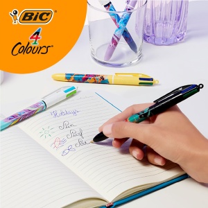 Set de 8 Pixuri BIC 4 Culori cu Design Variat, Reincarcabile, 1.0 mm - Img 9