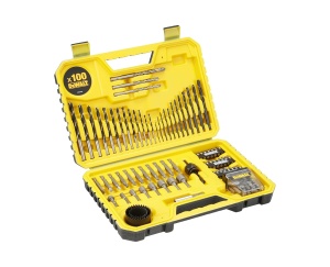 Set de accesorii DeWalt 100 piese DT71563 pentru diverse lucrari de gaurire si insurubare