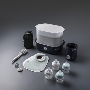 Set de alimentare pentru bebelusi Tommee Tippee cu sterilizator electric, negru - Img 4