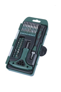 Set de biti Bruder Mannesmann M29895 42 piese otel crom-vanadiu maner ergonomic