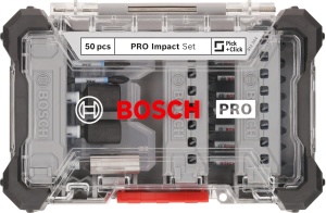 Set de Bits Impact PRO Bosch 50 piese, rezistenta ridicata, 14 inch - Img 2