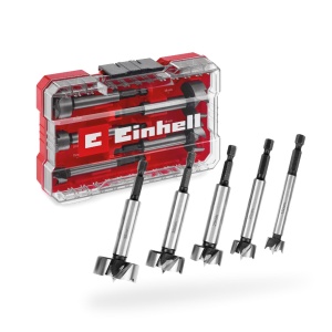 Set de burghie Forstner Einhell M-CASE, 5 piese, 1535 mm