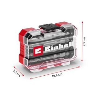 Set de burghie pentru gresie Einhell XS-CASE 4 piese placa din carbura varf de centrare cutie de depozitare - Img 11