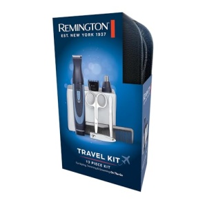 Set de calatorie Remington Hygiene in Case [13 bucati: pentru par si manichiura/pedichiura etc.] Aparat de tuns barba, aparat de tuns parul nasului, aparat de tuns urechi si sprancene, tuns unghii si foarfece, penseta, 2 piepteni etc. NE3890 - Img 10